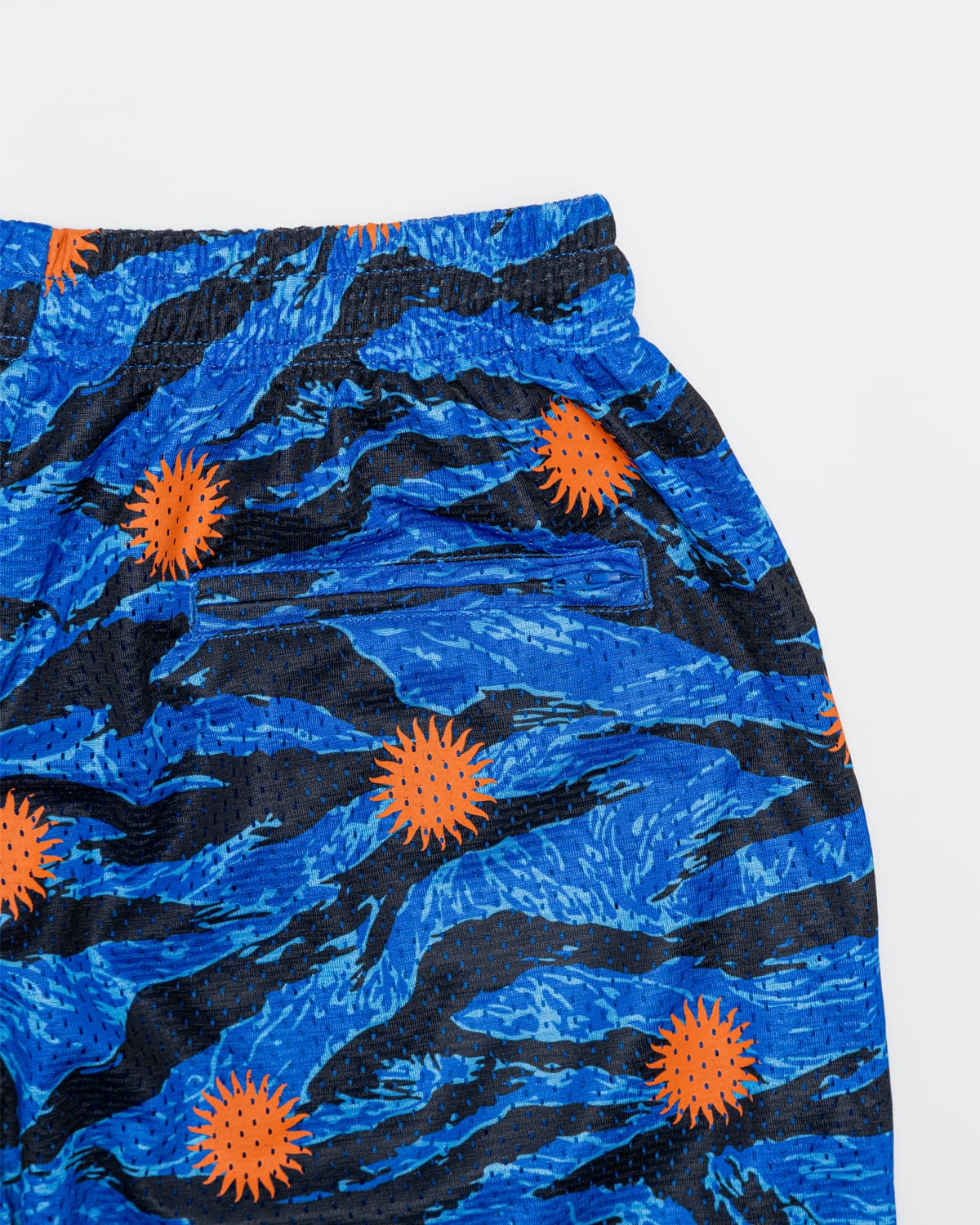 TRIBAL SUN 9" POD SHORTS - BLUE